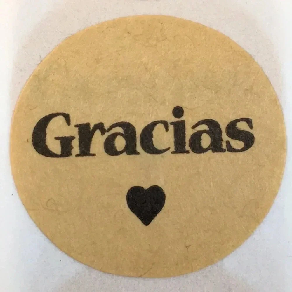 Gracias ( Thank You ) 500 Stickers